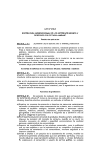 LEY Nº 379-E PROTECCIÓN JURISDICCIONAL DE LOS