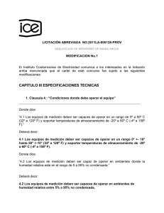 El  Instituto  Costarricense  de  Electricidad ... arriba  mencionada  que  el  cartel ... LICITACIÓN ABREVIADA  NO.2011LA-000128-PROV