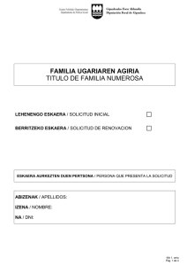 FAMILIA UGARIEN AGIRIA - Gipuzkoako Foru Aldundia
