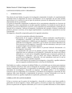 Boletín Técnico Nº 28 del Colegio de Contadores
