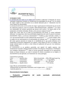 OLEOZON TOPICO - Clínica Médica Francia