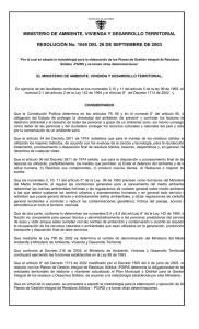 RES. 1045-03 PGIRS - Responsabilidad Integral Colombia