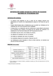 Normas de alojamiento - Universidad Complutense de Madrid