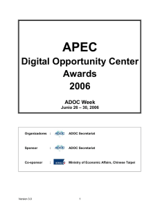 Bases ADOC Award 2006 ESP