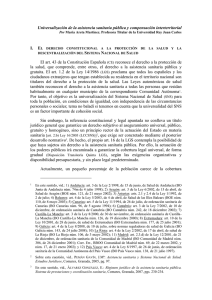 Universalización de la asistencia sanitaria pública y compensación