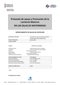 Lactancia Materna - Departament de Salut de Castelló