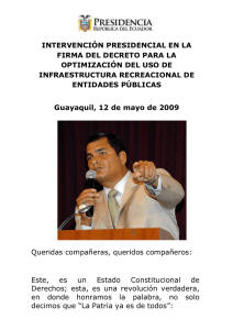05-12-09 - Presidencia de la República del Ecuador