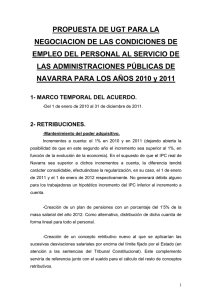 Propuesta condiciones empleo 2010/11 - FETE