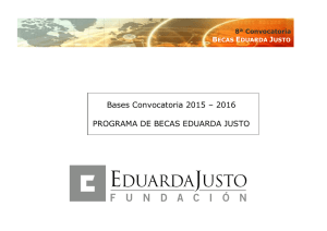 Bases de la convocatoria - Fundacion Eduarda Justo