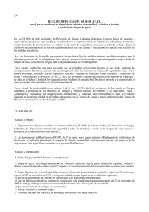 Real Decreto 1216/97 - Comisiones Obreras de la UPV