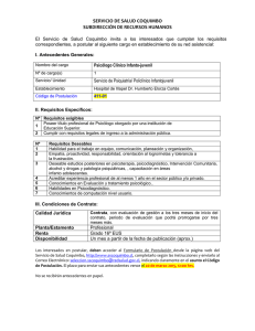 411-01 psicologo ij - Servicio de Salud Coquimbo