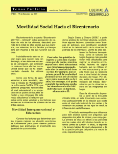 Movilidad Social Hacia el Bicentenario
