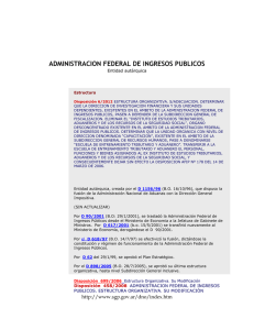 ADMINISTRACION FEDERAL DE INGRESOS PUBLICOS