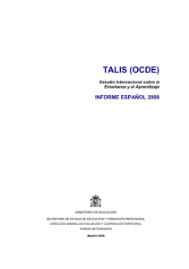 Informe Talis (OCDE).
