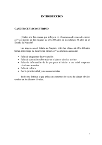 CONCEPTO DE CÁNCER CERVICO UTERINO