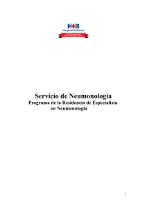 Programa residencia neumonología