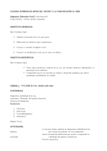 una materia te&oacute;rica a elecci&oacute;n
