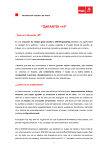 Garantía +45 - Socialistas de La Solana