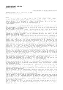 DECRETO NACIONAL 492/1995 - Gobierno de la Ciudad