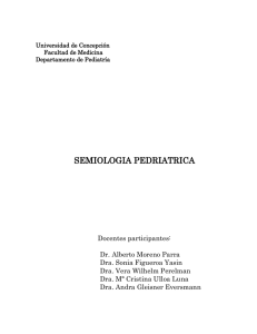 SEMIOLOGIA PEDIATRICA - Universidad de Concepción