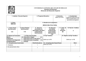 UNIVERSIDAD AUTÓNOMA DEL ESTADO DE HIDALGO División