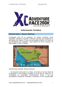 XC Adventure Race 13/14 Octubre - Información Lugar Información