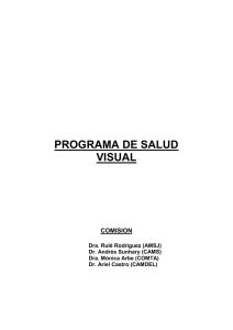 PROGRAMA DE SALUD VISUAL COMISION