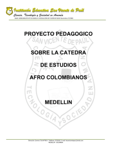 cátedra de estudios afrocolombianos