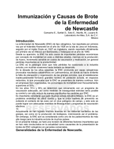 Inmunización y Causas de Brote de la Enfermedad