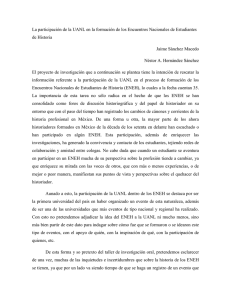La participación de la UANL en la formación de los... de Historia Jaime Sánchez Macedo