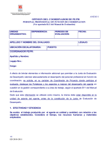 Comisión revisora del sistema de Evaluación de Desempeño