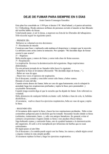 DEJE DE FUMAR PARA SIEMPRE EN 5 D&Iacute;AS
