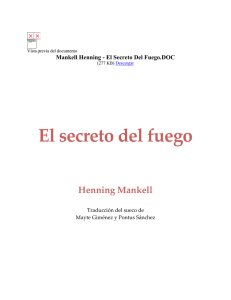 Mankell Henning - El Secreto Del Fuego - M