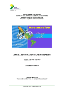 DEPARTAMENTO DE NARI&Ntilde;O INSTITUTO DEPARTAMENTAL DE SALUD DE NARI&Ntilde;O