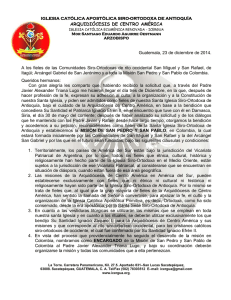 carta de bendición para la misión de colombia en documento de word