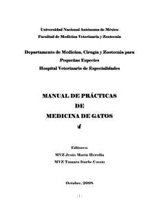 Objetivos específicos - FMVZ-UNAM