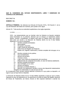 Decreto 124-06 - Congreso del Estado de Coahuila