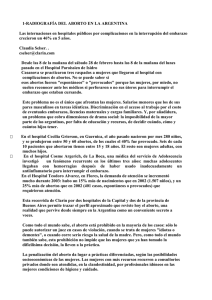 1-RADIOGRAFÍA DEL ABORTO EN LA ARGENTINA