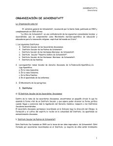 ORGANIZACIÓN DE SCHOENSTATT