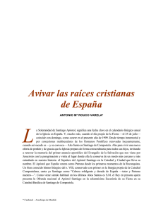 L  Avivar las raíces cristianas de España