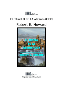 Howard, Robert - El templo de la abominación