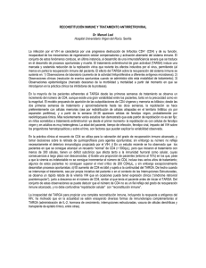 RECONSTITUCIÓN INMUNE Y TRATAMIENTO ANTIRRETROVIRAL  Dr. Manuel Leal