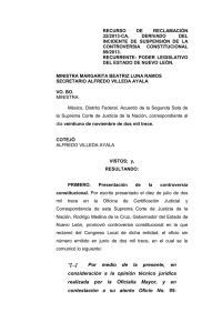 recurso de RECLAMACI&Oacute;N 32/2013