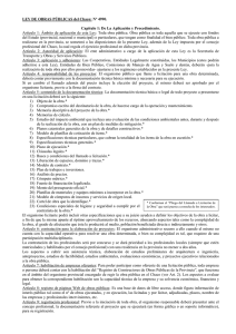 LEY DE OBRAS P&Uacute;BLICAS del Chaco: N&ordm; 4990