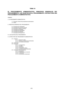iv.- estructura del procedimiento administrativo.