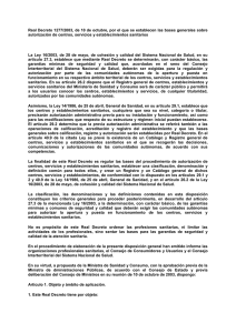 Real Decreto 1277/2003, de 10 de octubre, por el que se