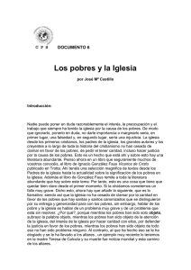 Los pobres y la Iglesia - Cristianos por el Socialismo