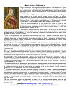 Santa Isabel de Hungría - Adoración Nocturna Mexicana