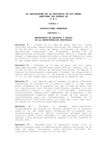 LEY Nº 4733 - Legislatura de Río Negro