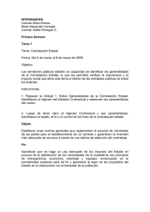 INTEGRANTES Primera Semana Tarea 1 Carmen Elisa Gómez